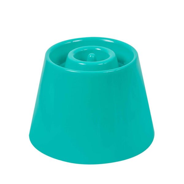 Dog Eat Verde Água Pet Games - Comedouro Funcional Alto e Lento