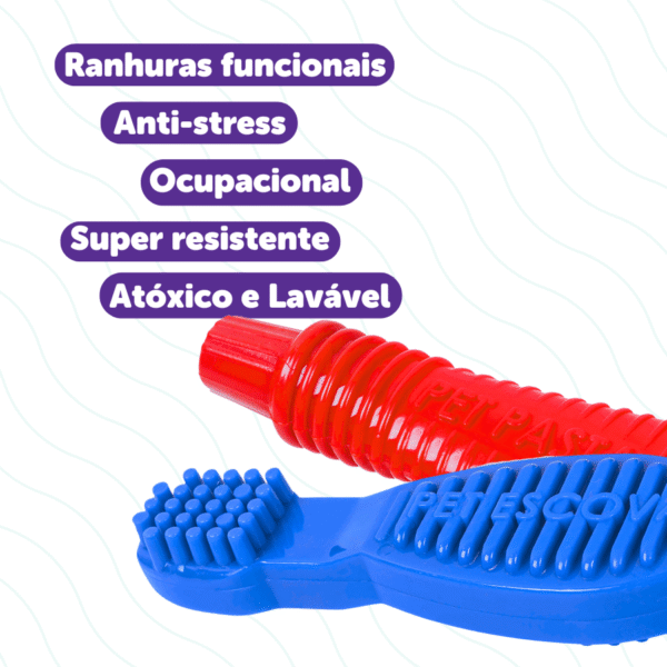 Kit Pet Pasta + Pet Escova Mordedor Nylon Resitente Pet Games - Image 4